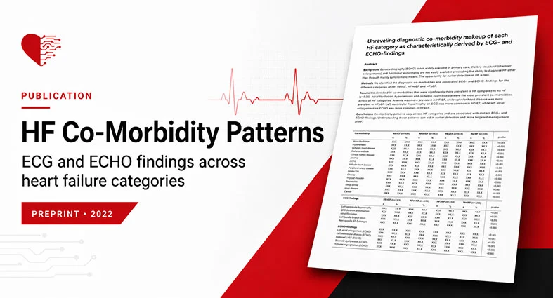 Preprint on ECG and ECHO co-morbidity patterns across heart failure categories