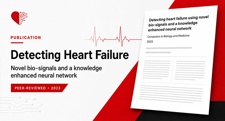 Peer-reviewed study on detecting heart failure using novel bio-signals and a knowledge enhanced neural network