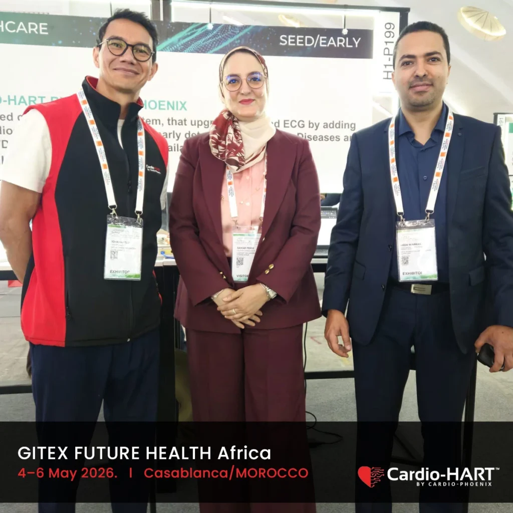 Cardio-HART showcasing AI-enhanced cardiac diagnostics at GITEX Africa Morocco
